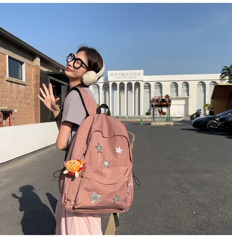 バックパック 通学 星空きらめく学生リュック