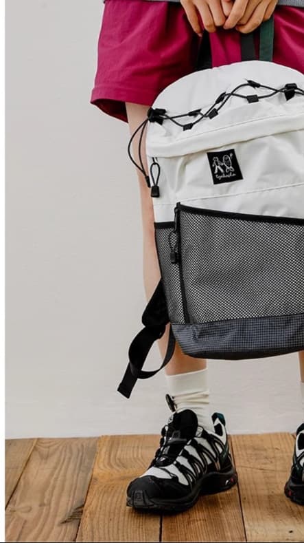 バックパック 通学 メッシュポケット付き学生リュック