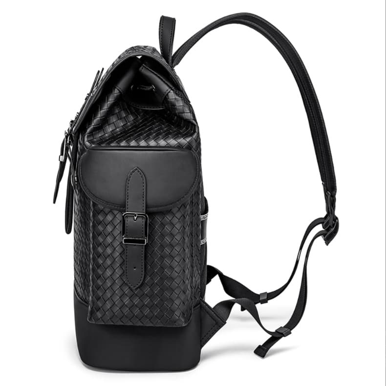 バックパック 通勤 市松編み込み高級感リュック