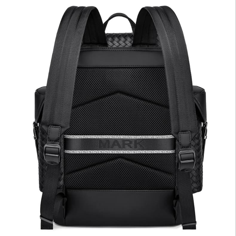 バックパック 通勤 市松編み込み高級感リュック