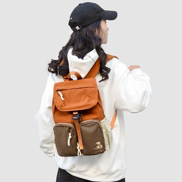 バックパック ポケット豊富な冒険リュック