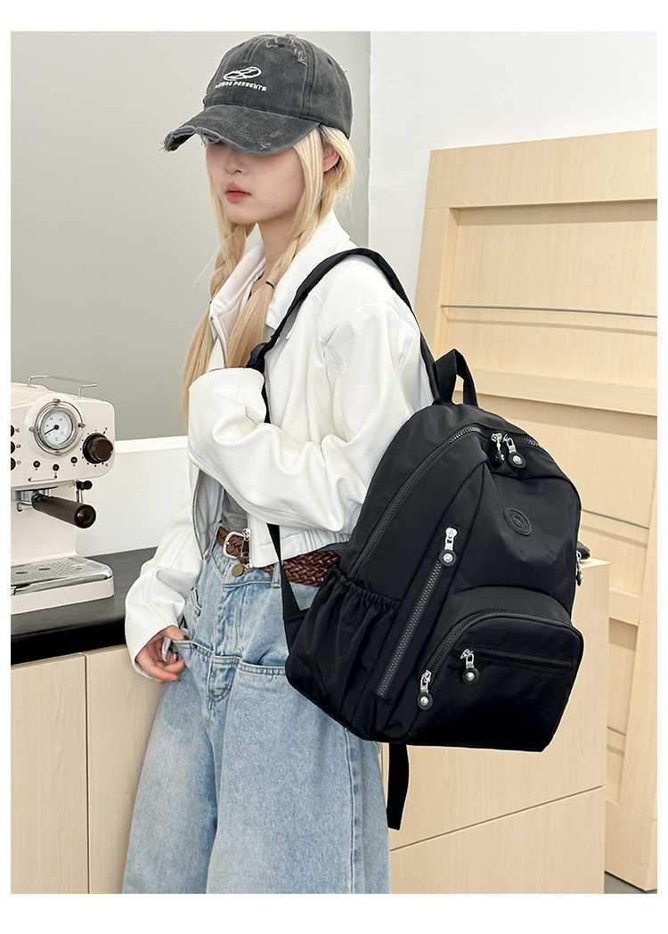 バックパック 通学 多機能ポケット付き通学バックパック