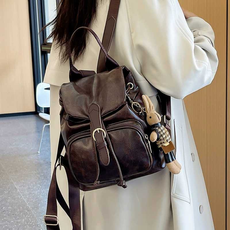 バックパック 上質レザー風ミニバックパック