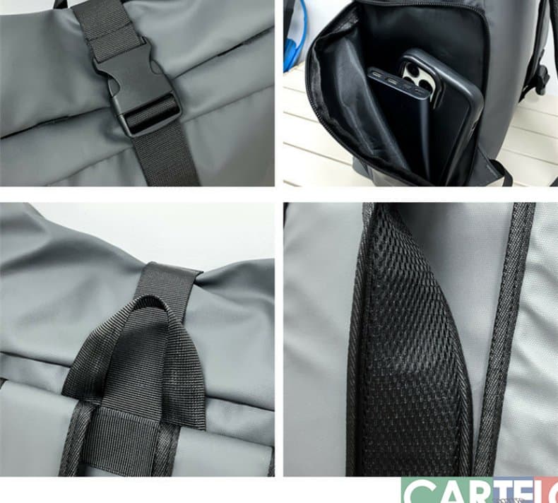 バックパック 旅行 探検ロールトップ旅行バックパック