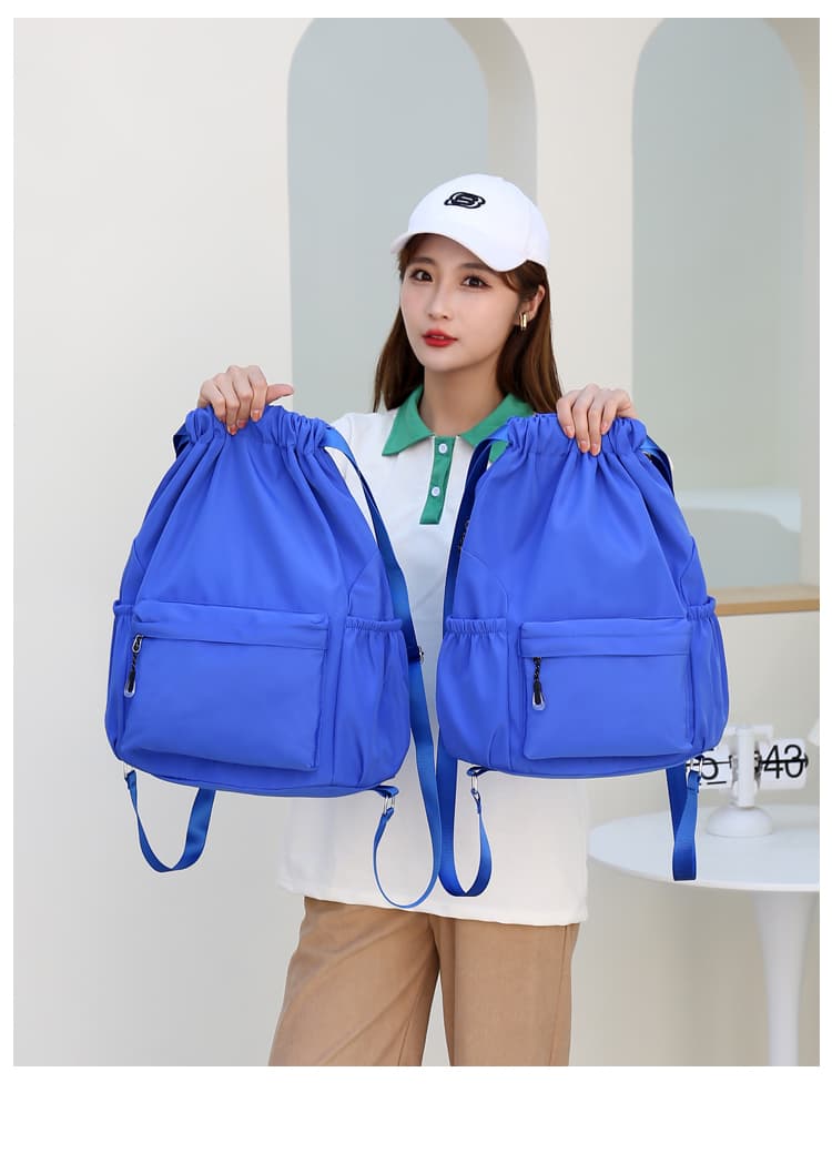 バックパック 軽量スポーツ巾着バックパック