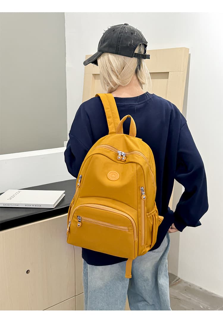 バックパック 通学 多機能ポケット付き通学バックパック