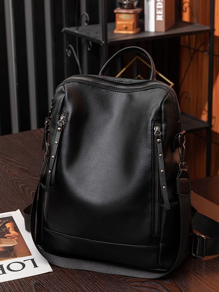 バックパック 通勤 多機能レザーリュック