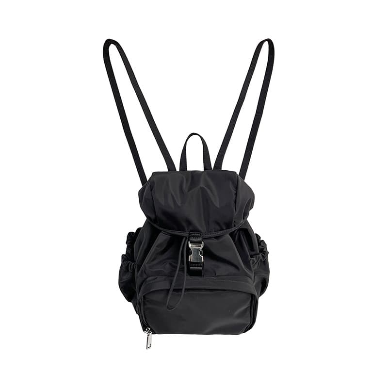 バックパック ミニマル巾着式通学リュック