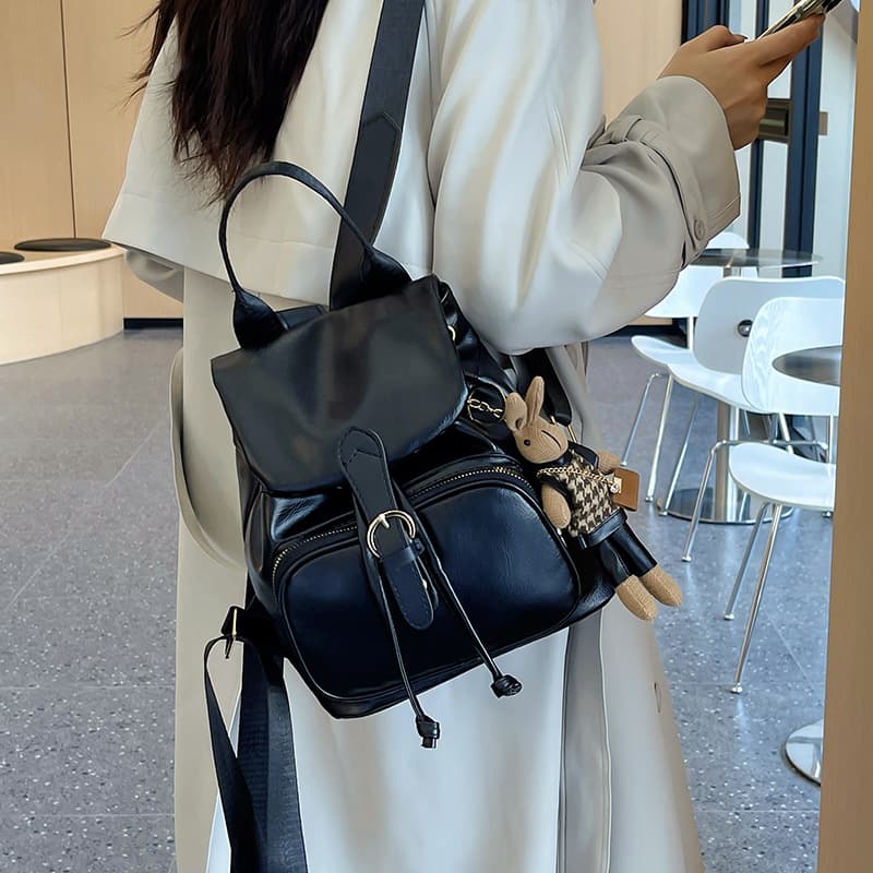 バックパック 上質レザー風ミニバックパック