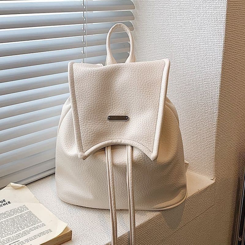 バックパック 柔らかフラップ通勤リュック