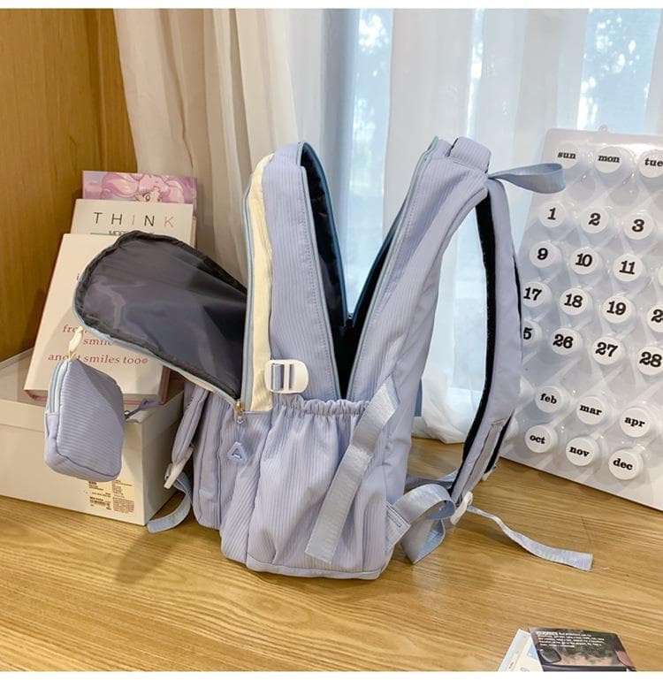 バックパック 通学 キャンパスライフ 星型ワッペン リュック