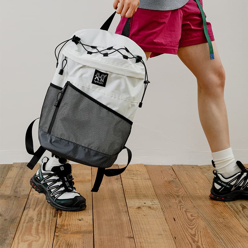 バックパック 通学 メッシュポケット付き学生リュック