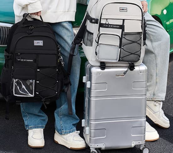 バックパック 旅行 多機能ポケット付きバックパック