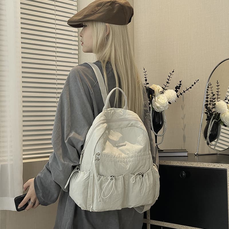 バックパック 通学 ふんわりポケット多機能リュック